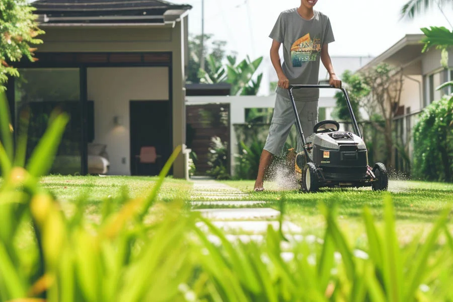 push lawn mower reviews